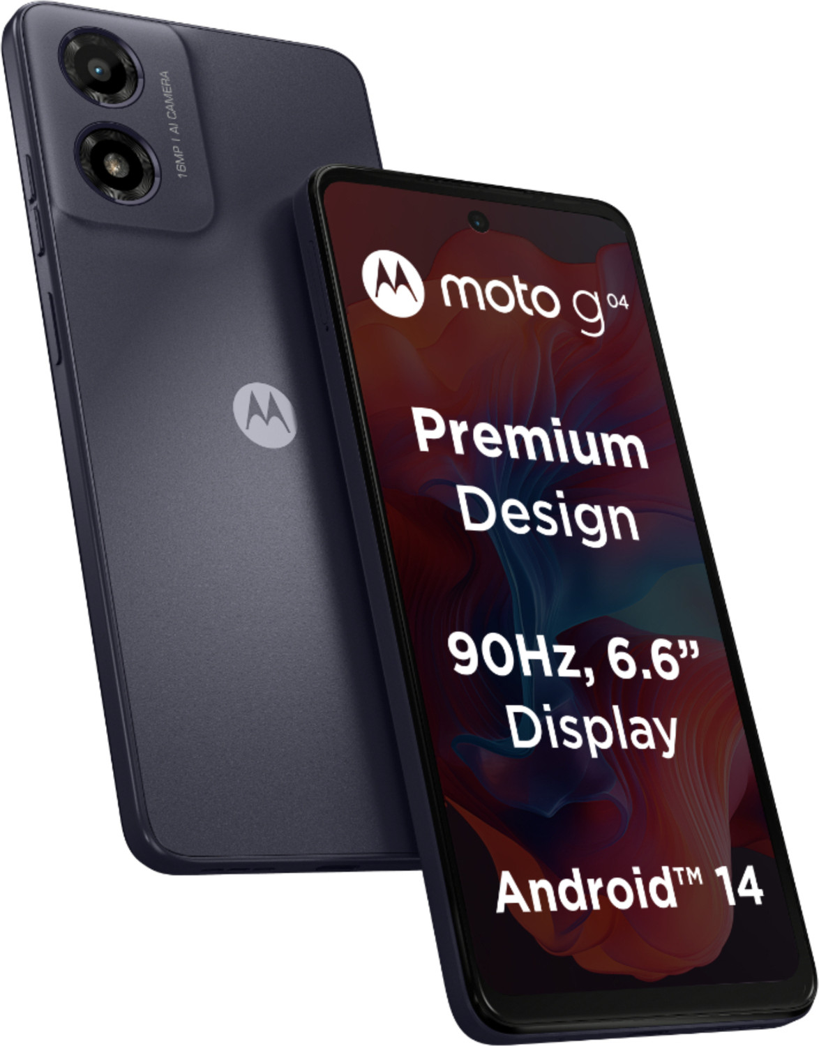 Motorola G04 64GB 4GB RAM Black - Image 1