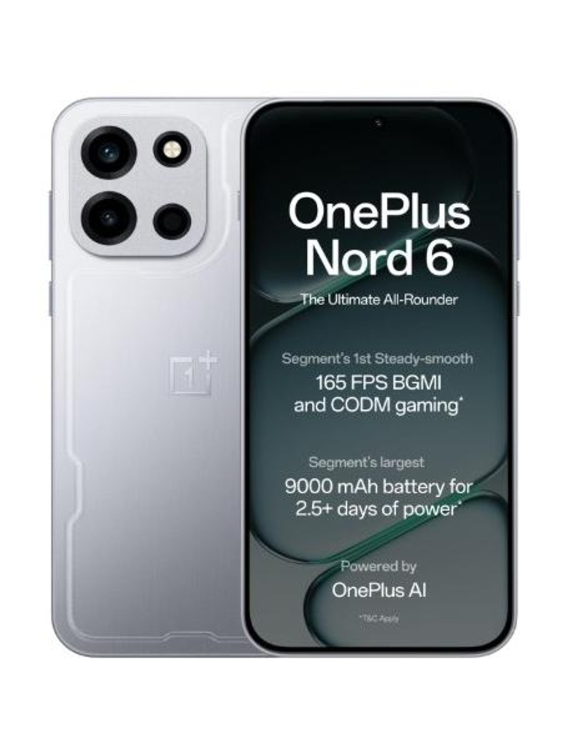 OnePlus Nord 6 Quick Silver 256GB 8GB RAM - Image 1