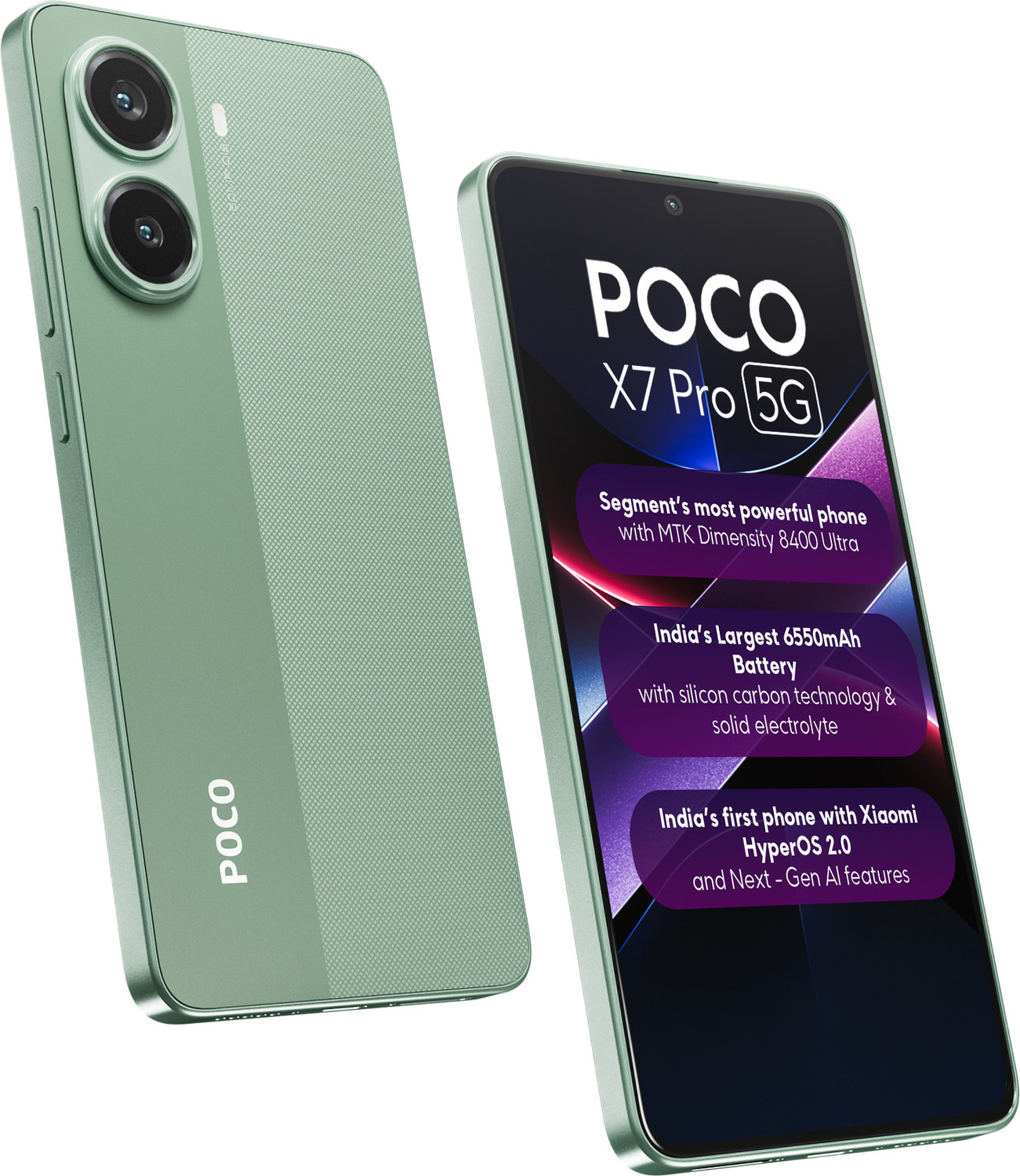 POCO X7 Pro 5G 256GB Nebula Green - Image 6