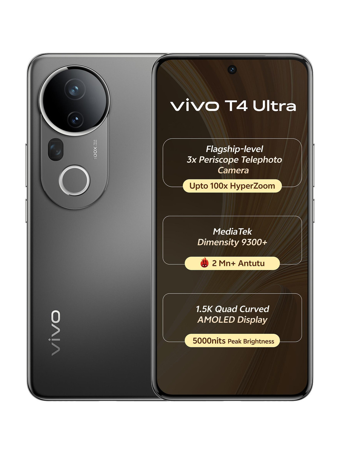 vivo T4 Ultra 5G (256GB, Meteor Grey) - Image 6