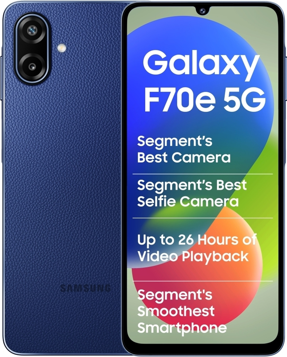Samsung Galaxy F70e 5G 128GB Blue - Image 6