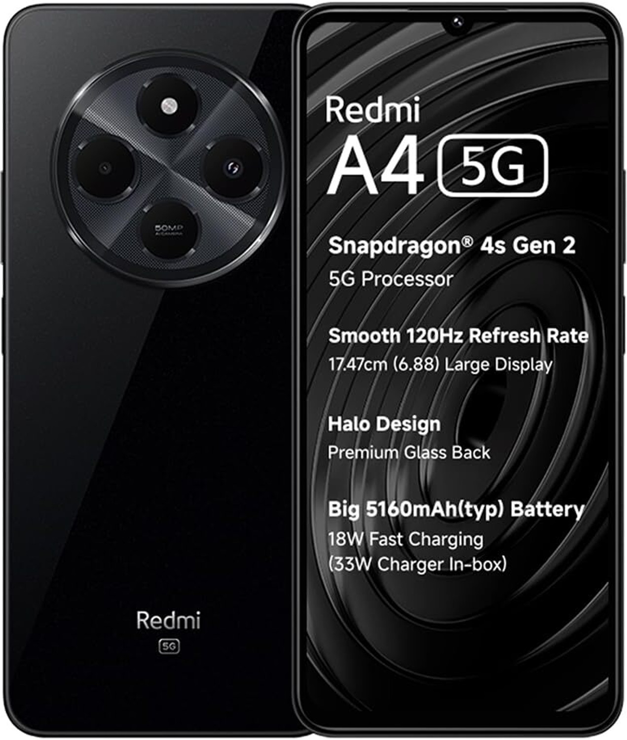 REDMI A4 5G फक्त जिओ सिमवर (4 GB RAM) - Image 1