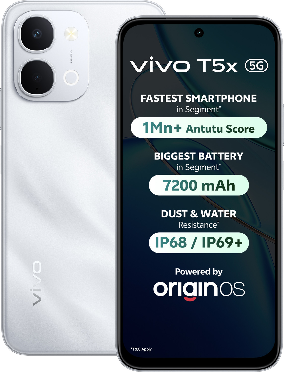 vivo T5x 5G 128GB Silver - Image 6