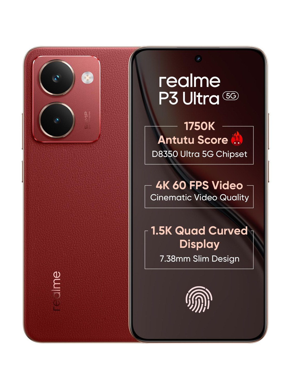 realme P3 Ultra 5G 256GB Orion Red - Image 6