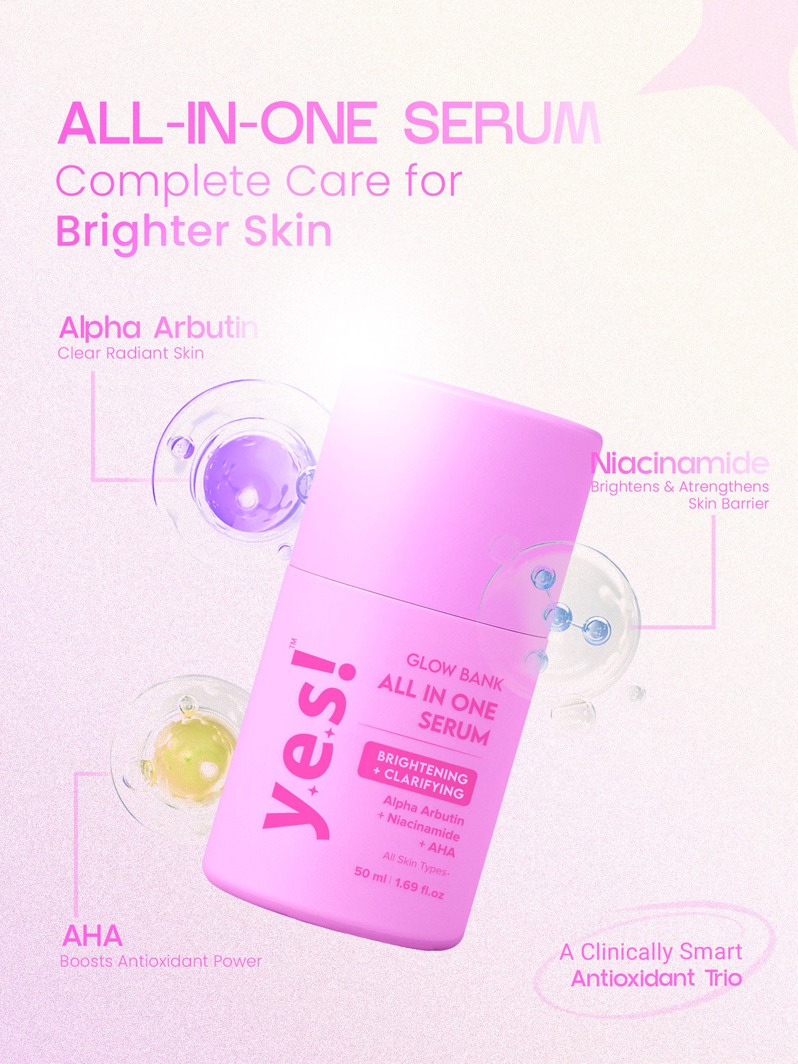 Image of Yes Glow Bank All in One Serum (10 ml)