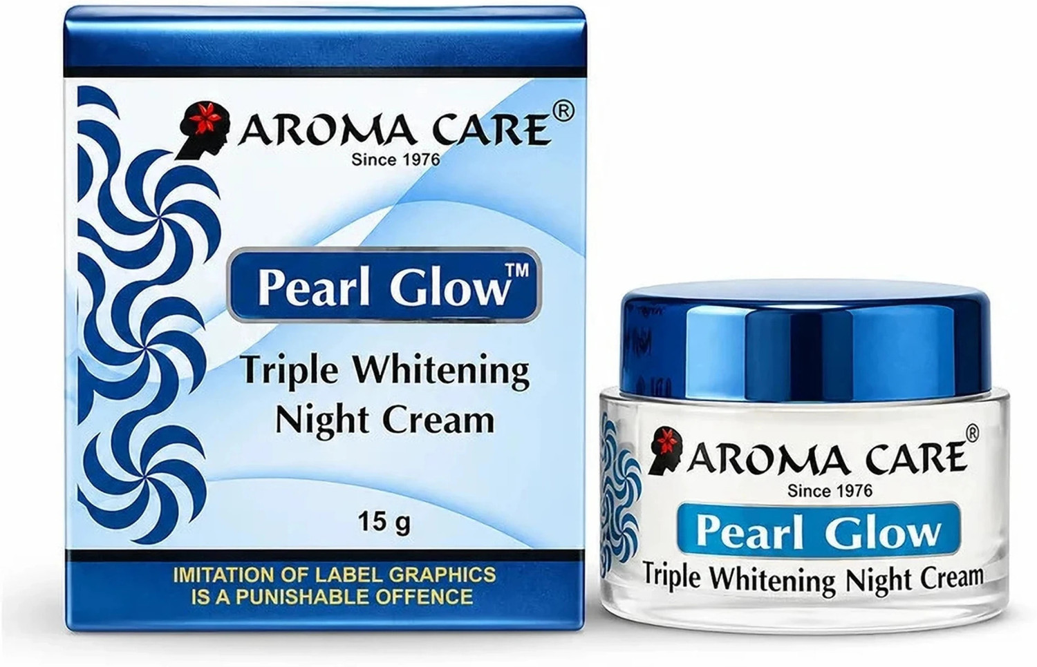 AROMA care Pearl Glow night cream for man and woman (15 g) (15 g) - Image 1