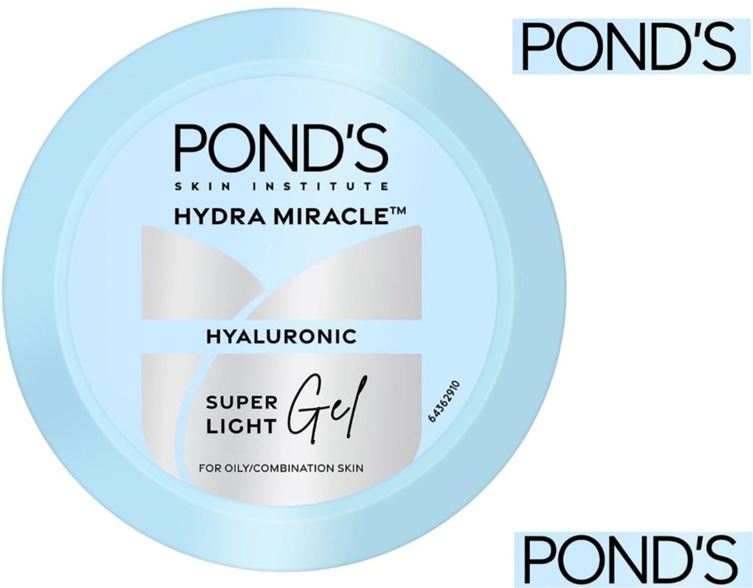 Image of POND's Super Light Gel Moisturizer, Oil Free & Non-Sticky Infused with hyalaronic acid (50 g)