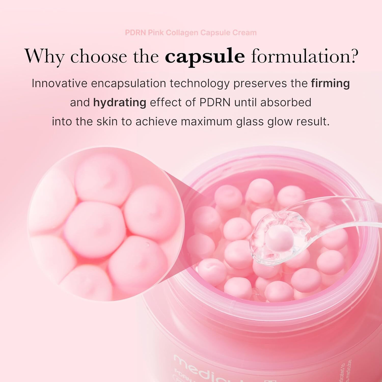 Image of Medicube Salmon DNA PDRN Pink Collagen Capsule Cream (55 g)