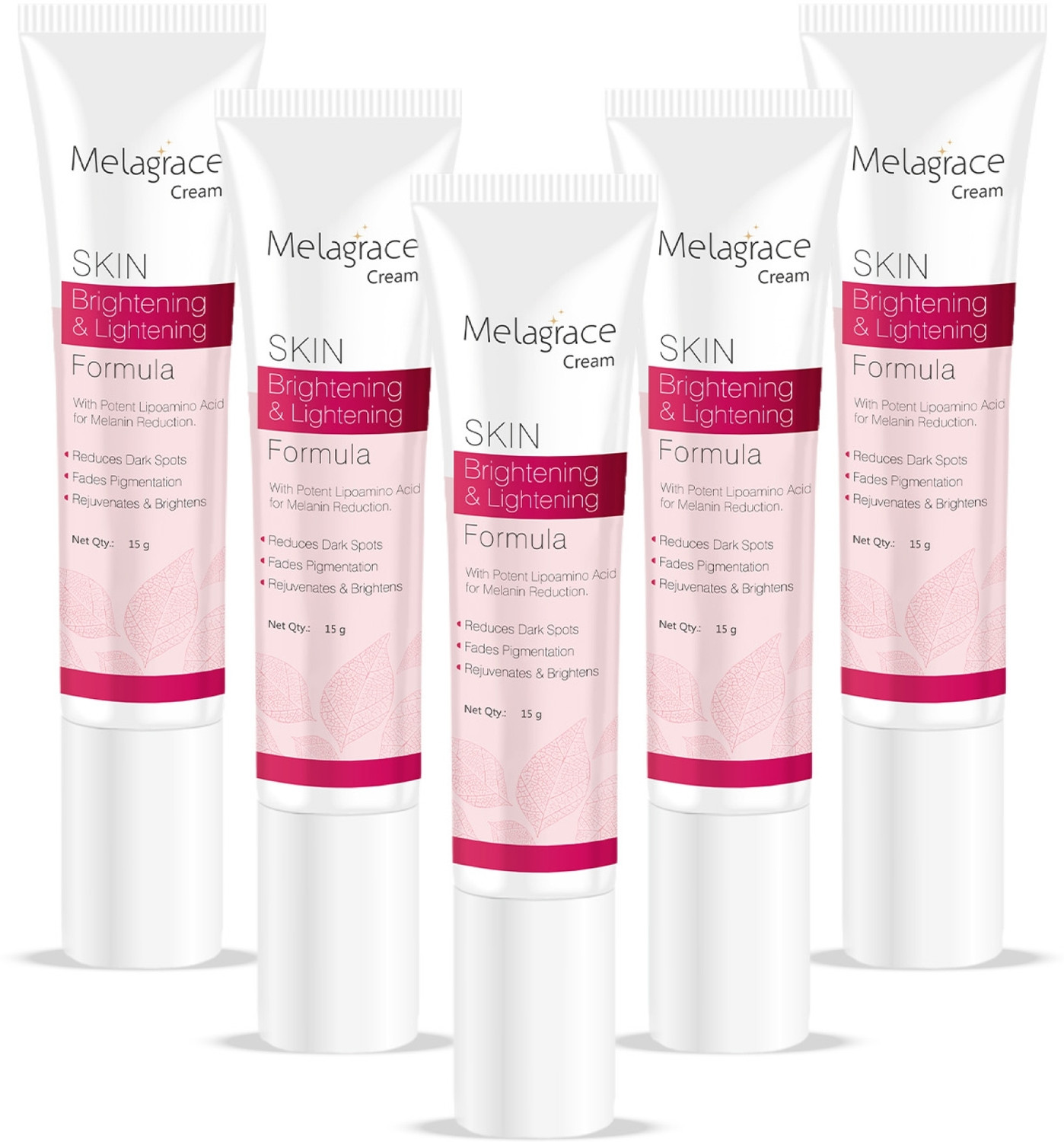Image of Leeford Melagrace Skin Brightening Cream for Melanin Reduction Dark Spots & Pigmentation (75 g)