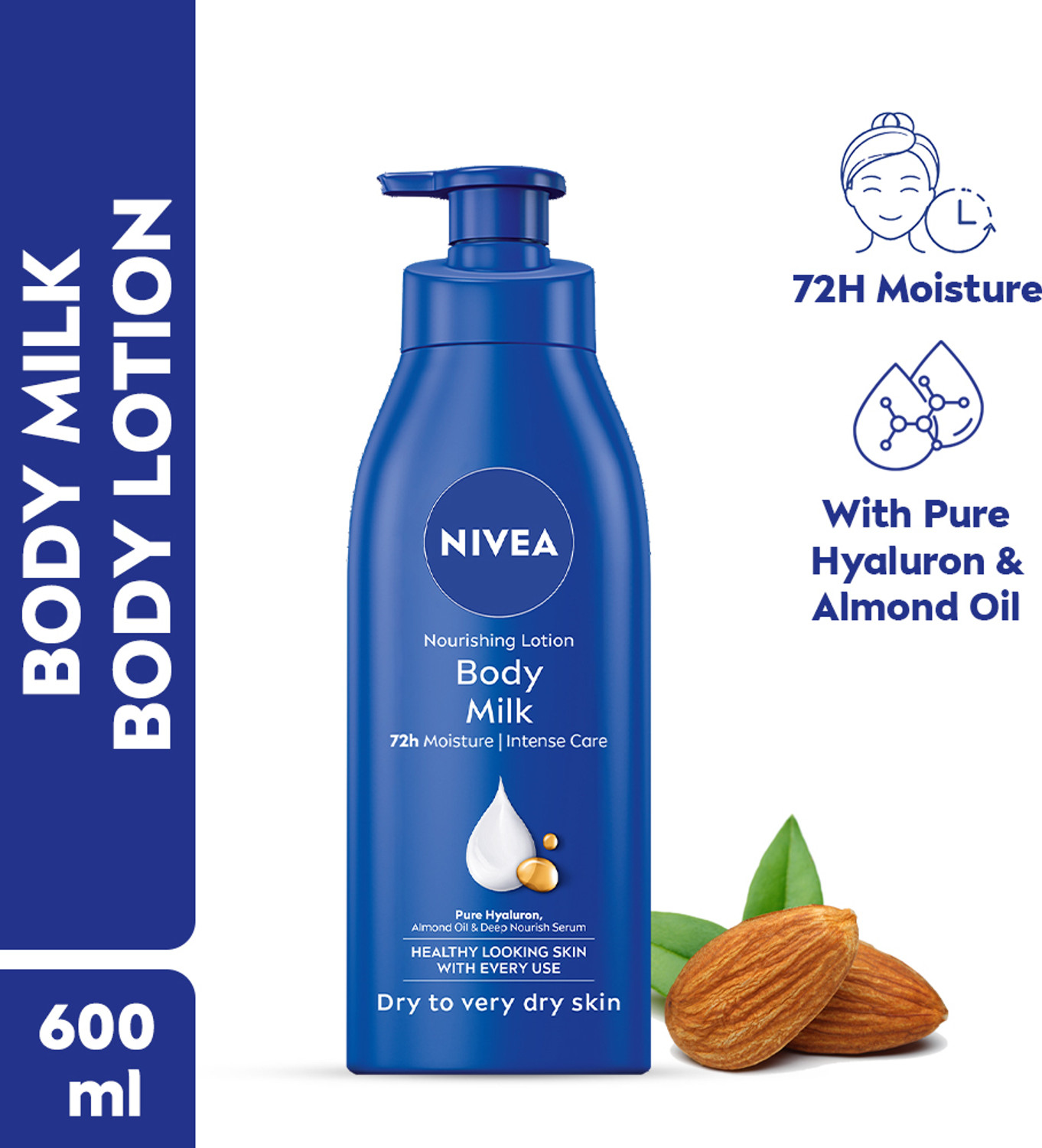NIVEA Body Milk, Deep Moisture Serum, Almond Oil & Vitamin E - Image 6