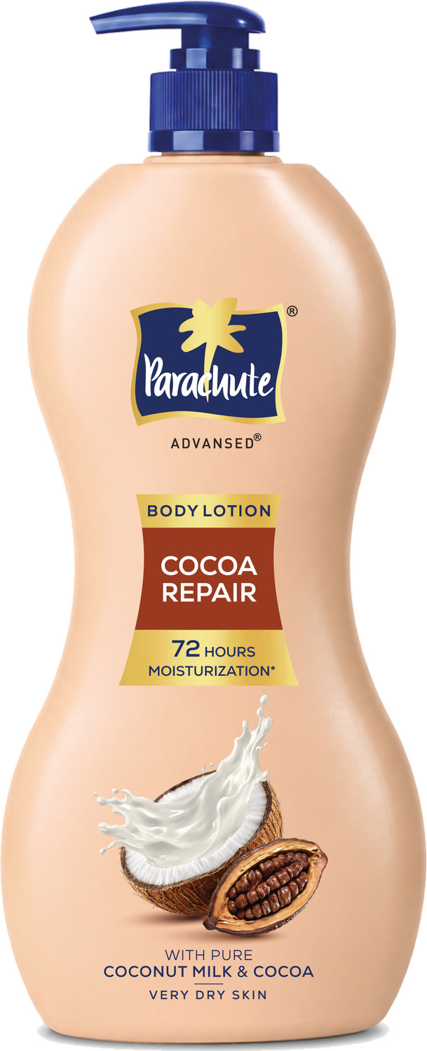 Parachute Advansed Cocoa Repair Body Lotion with Pure Coconut Milk & Cocoa Butter