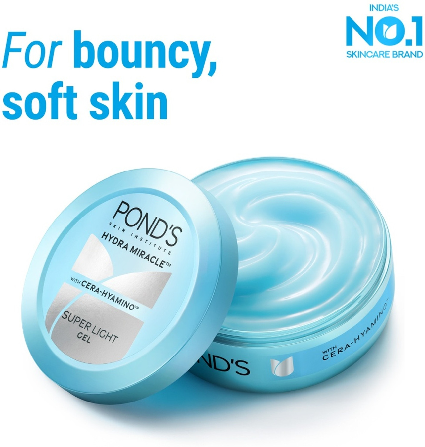 POND's Super Light Gel Oil-Free Moisturizer with Cera-Hyamino (300 ml) - Image 1