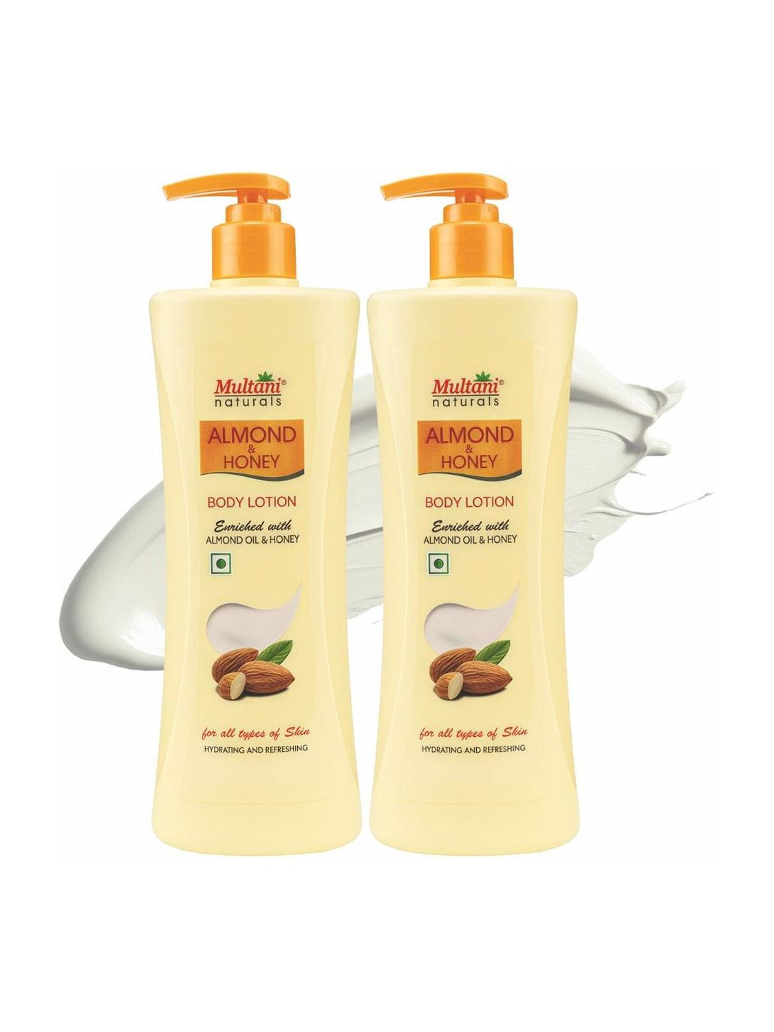 Image of VLCC Almond Honey Deep Nourishing & Skin Brightening Body Lotion 2x350ml Pack of 2 (350 ml)