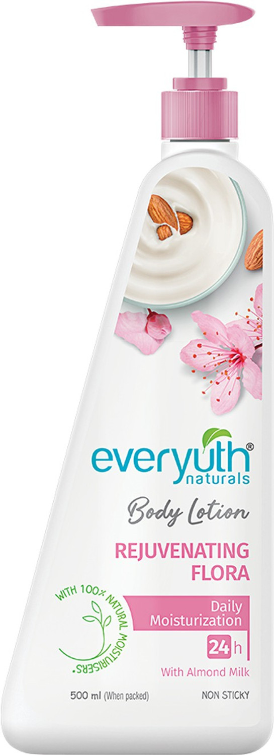Everyuth Naturals Rejuvenating Flora Body Lotion For Deep Hydrating Skin Nourishment.