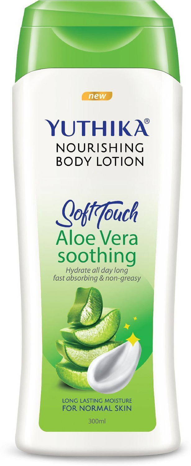Image of Yutika Nourishing Body Lotion Soft Touch Aloe Vera Soothing 500ml Long Lasting Moisture for Normal Skins (500 ml)