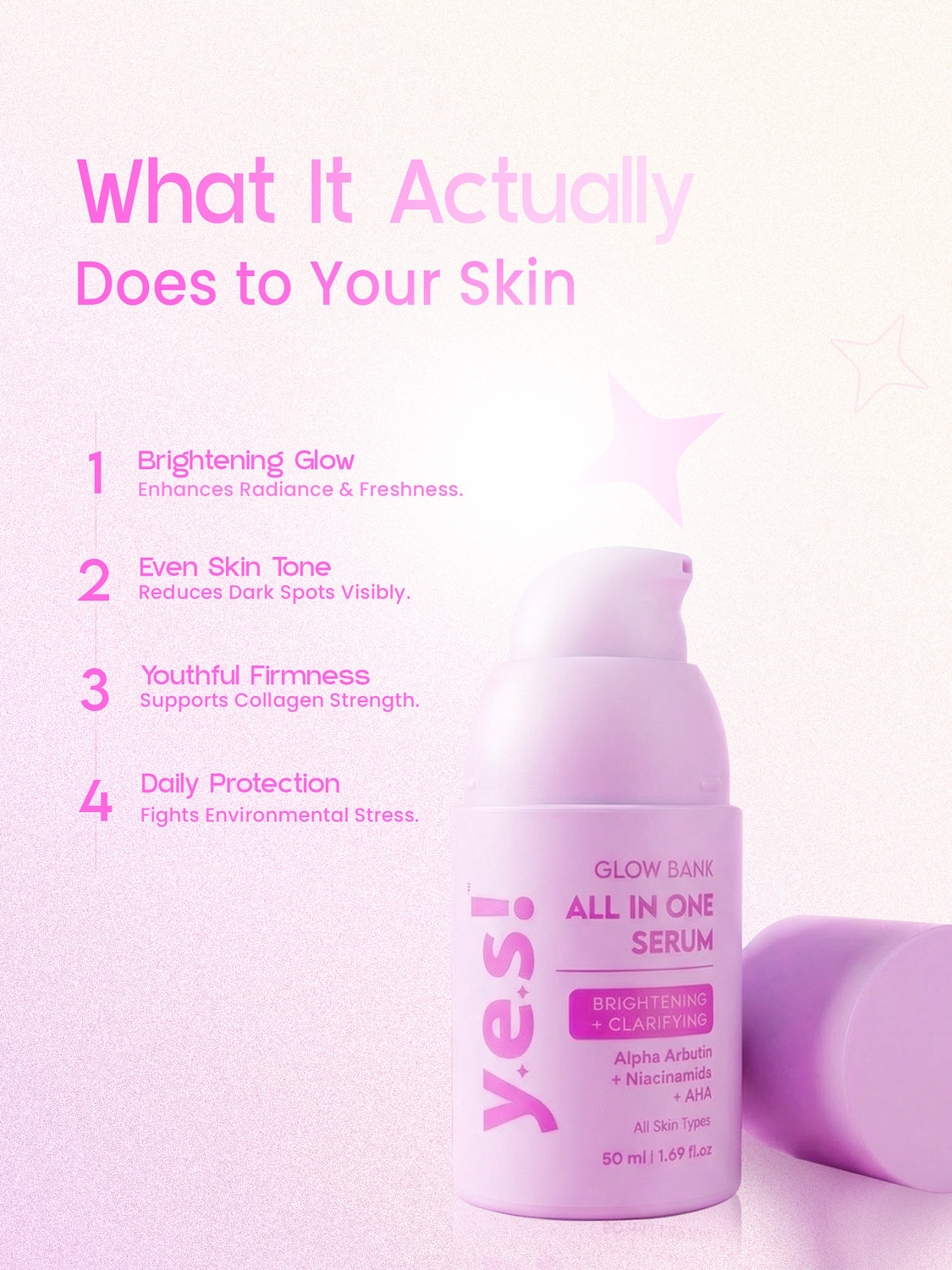 Image of Yes Glow Bank All in One Serum (10 ml)