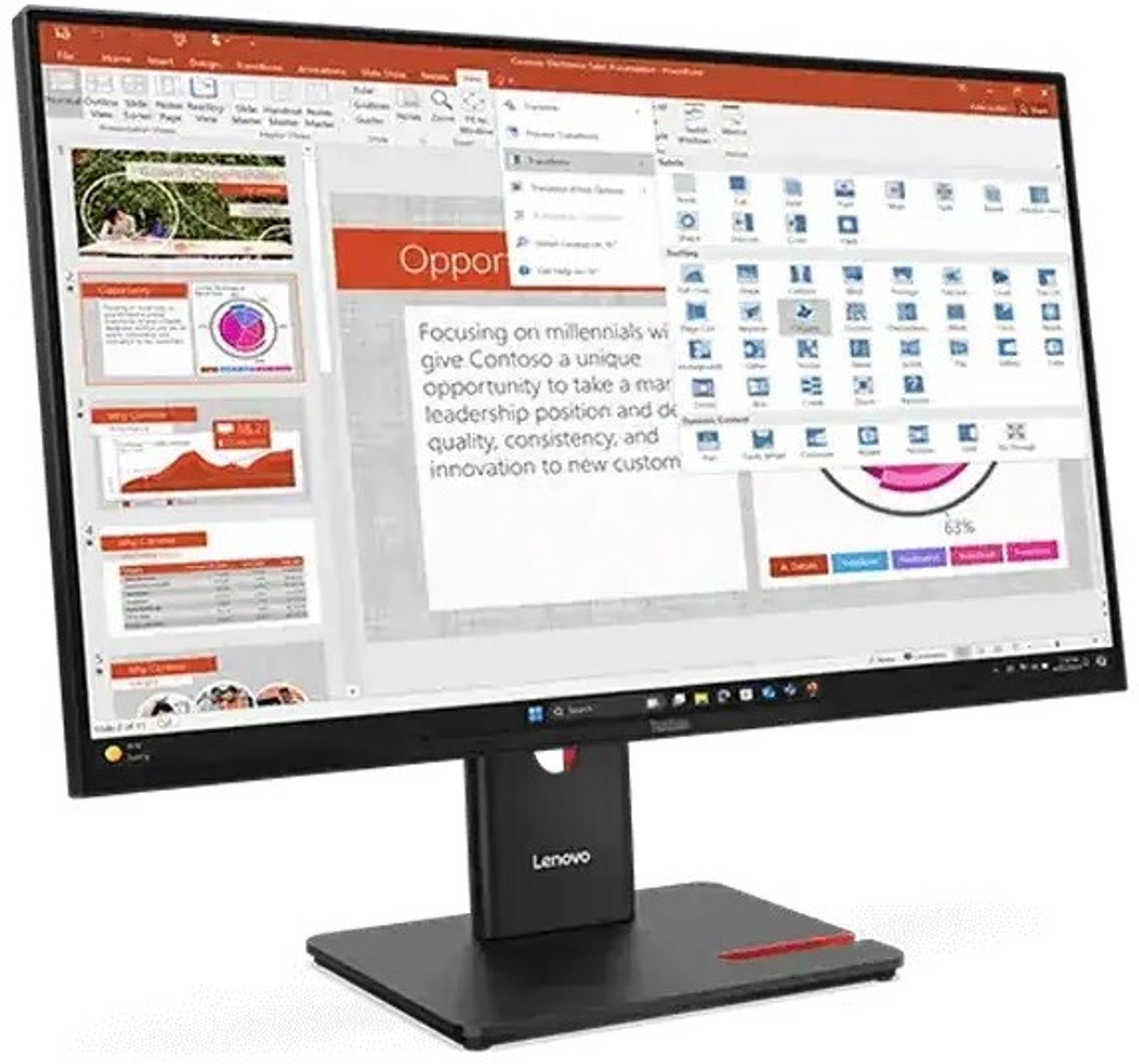 Image of Lenovo ThinkCentre Tiny-in-One 24 Gen3 60.45 cm (24 inch) HD Monitor (10QXPAR1US) (Response Time: 4 ms, 60 Hz Refresh Rate)