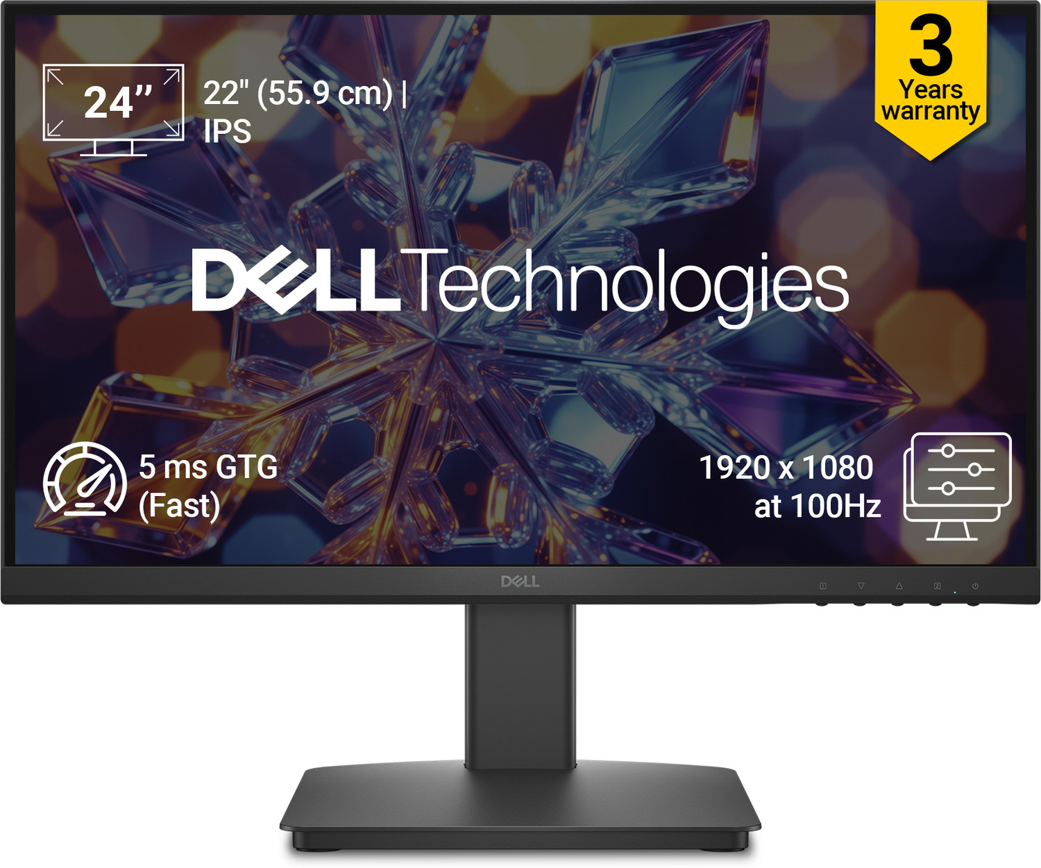 Image of DELL U2413 60.96 cm (24 inch) HD LED Backlit IPS Panel Monitor (U2413) (Response Time: 6 ms, 60 Hz Refresh Rate)