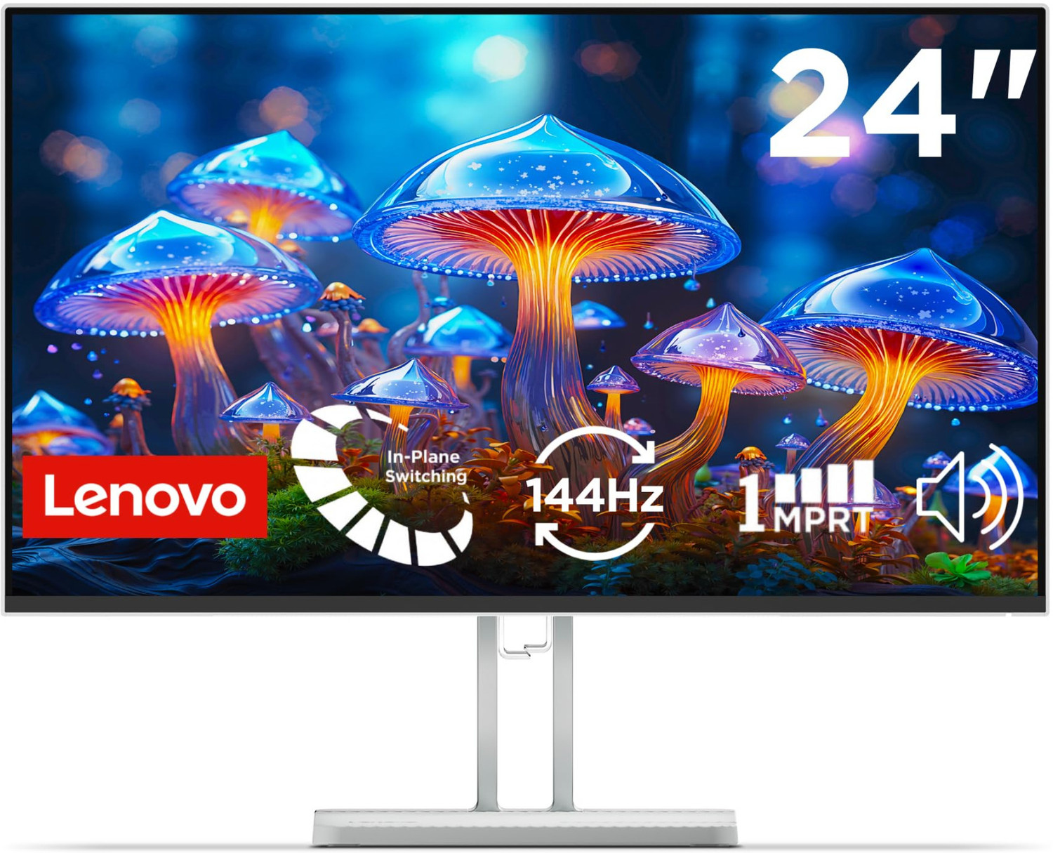 Lenovo L Series 24 inch Full HD IPS Monitor - Image 1