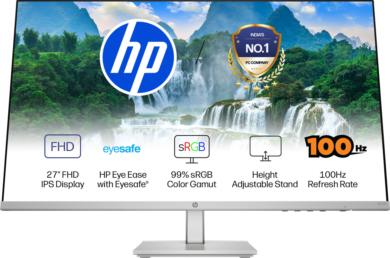 Image of HP EliteDisplay E243m 60.45 cm (24 inch) Full HD LED Backlit IPS Panel Monitor (1FH48AA#ABA) (Response Time: 5 ms, 60 Hz Refresh Rate)