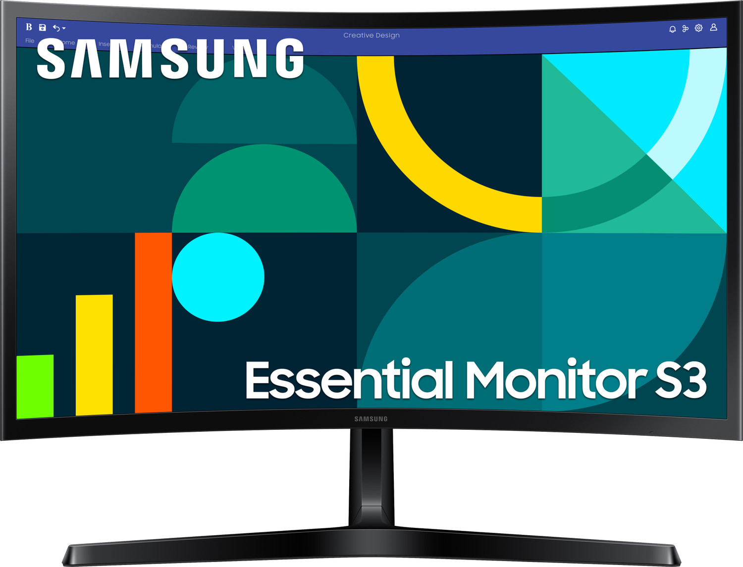 Image of Samsung 68.58 cm (27 inch) Curved 4K Ultra HD PLS Panel Gaming Monitor (LS27C330GAWXXL) (Response Time: 5 ms, 100 Hz Refresh Rate)