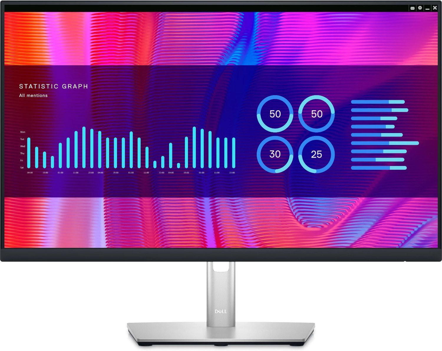 Image of DELL U2413 60.96 cm (24 inch) HD LED Backlit IPS Panel Monitor (U2413) (Response Time: 6 ms, 60 Hz Refresh Rate)
