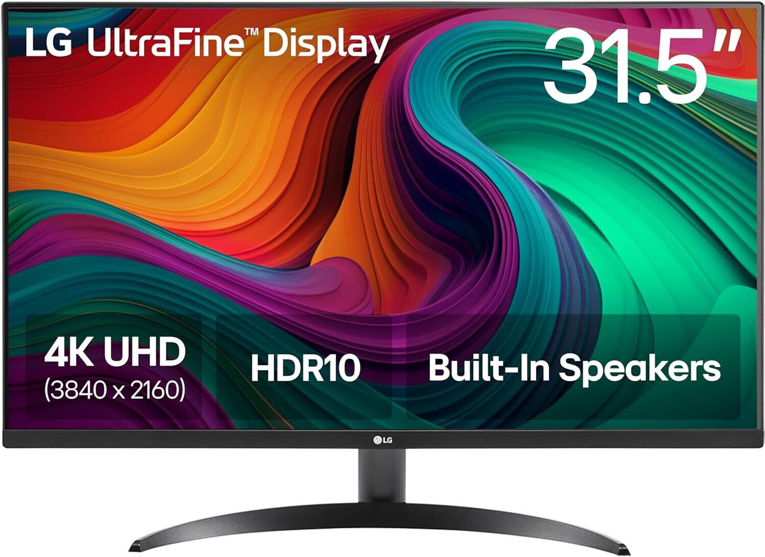 Image of LG ULTRAFINE 81.28 cm (32 inch) 4K Ultra HD LED Backlit VA Panel Monitor (32UR500K-(3840x2160),HDR10,90% DCI-P3(CIE1976),HDMIx2,DisplayPort,Inbuilt Spk.) (Frameless, Response Time: 4 ms, 60 Hz Refresh Rate)