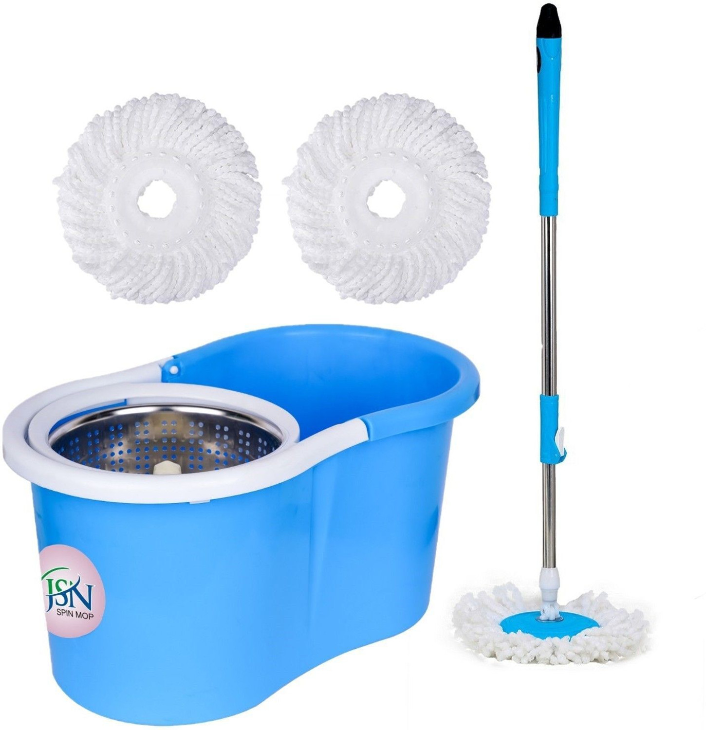 Image of JSN Plastic Bucket Mop Set (Purple)