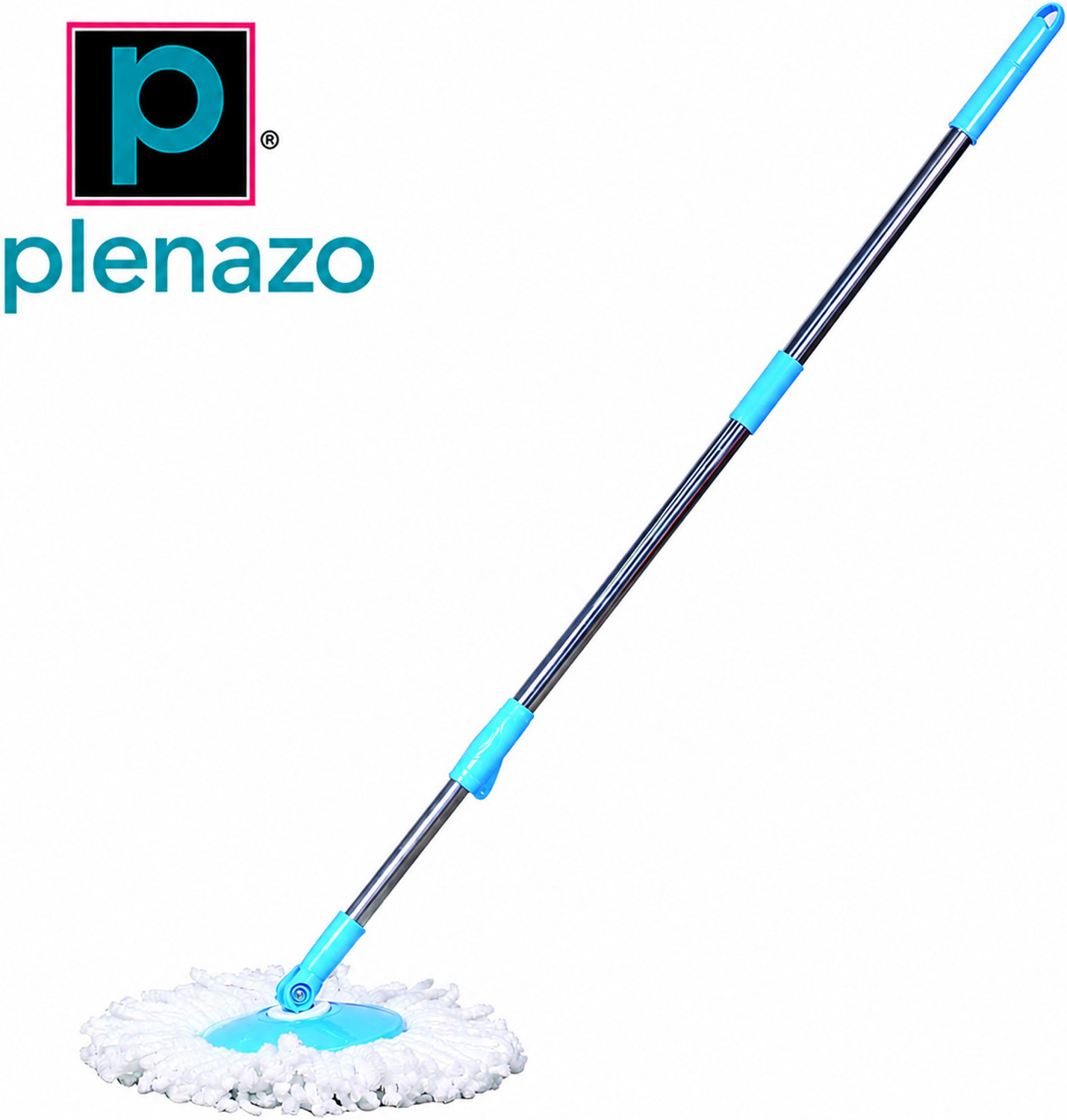 Image of Pranay's Kleanup Smart Spin Mop-Mop Stick|Wet & Dry Cleaning Mop|Mops Pocha 1 Microfiber Refill Mop Set (Blue)