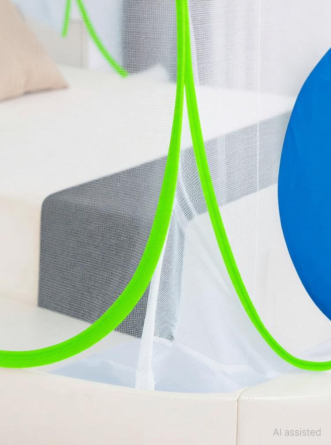 Image of Flipkart SmartBuy FSB-MN-P-K-D-GREEN AA Polyester Washable Adults Mosquito Net (Green, Tent)
