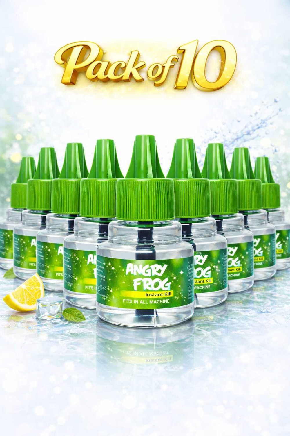 Image of All Out 200201 Mosquito Vaporiser Refill (8 x 45 ml)