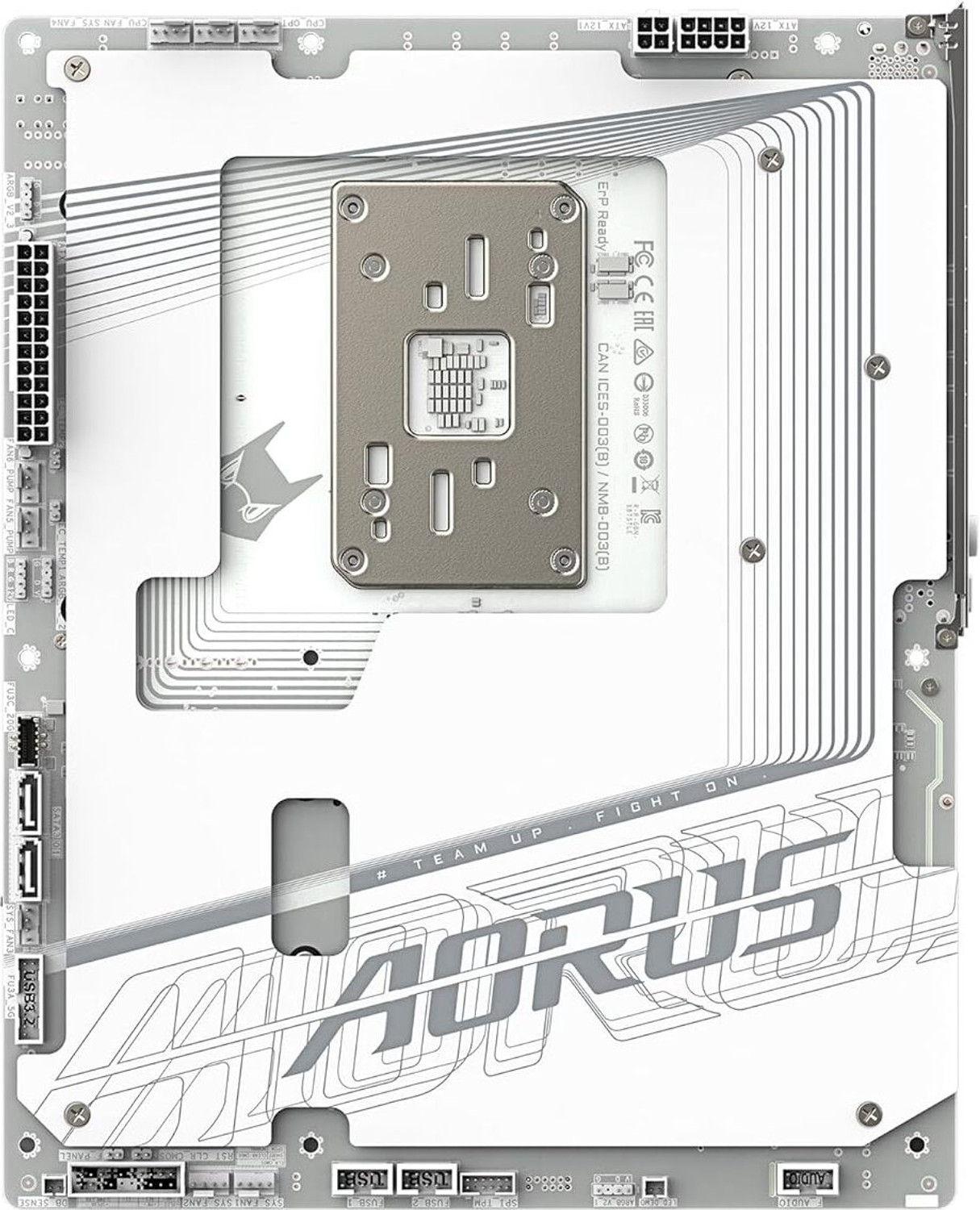 Image of GIGABYTE X870 AORUS Stealth ICE AM5Socket ATX AMD X870 Chipset DDR5 Motherboard for Desktop
