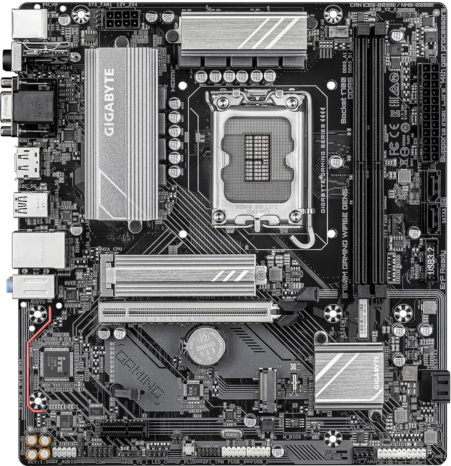 Image of MSI MAG Z790 TOMAHAWK WIFI LGA 1700Socket ATX Intel Z790 Chipset DDR5 Motherboard for Desktop
