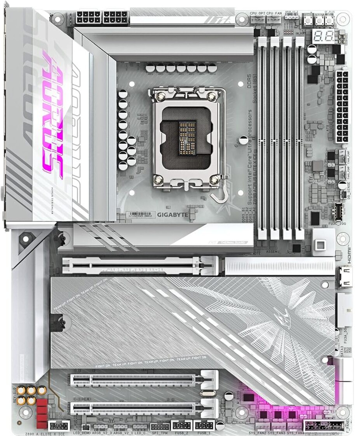 Image of GIGABYTE Z890 AORUS ELITE WIFI7 LGA 1851Socket ATX Intel Z890 Chipset DDR5 Motherboard for Desktop