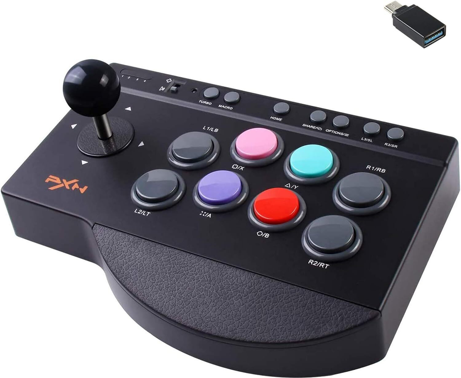 Image of Quantron QGP-1800, Wired USB Gamepad with Dual Vibration Gamepad (Black, For PC)