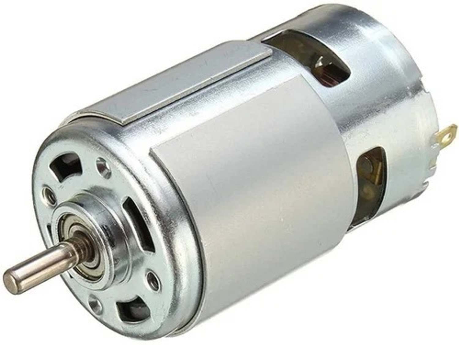 Gadariya King 12V RS-775 Motor 4000 RPM with Ball Bearing, Large Torque, High Power, DC Motor DC Brushed Motor Price in India - Image 1