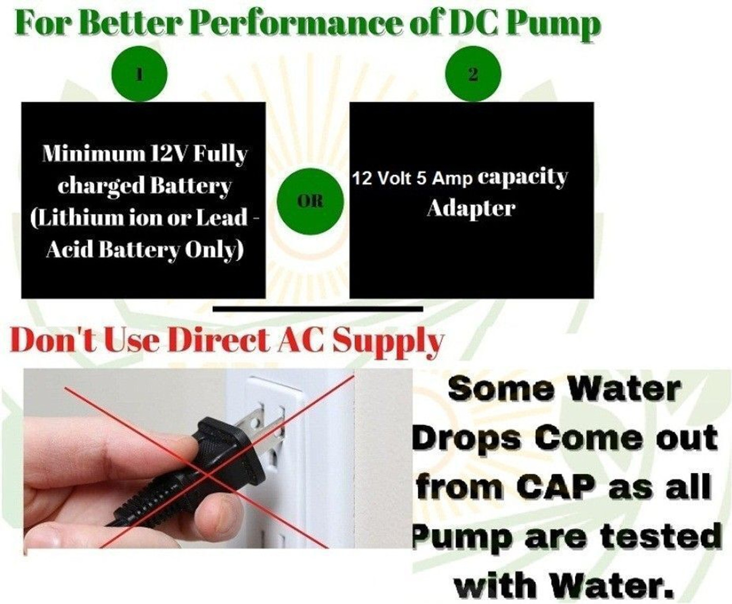 Image of Goodsbazaar Agriculture Battery Sprayer Double Motor Pump + 12v Charger + Hose Pipe + Clips Pump Attachment Clamp