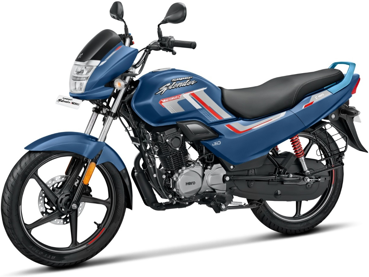 Image of Hero Super Splendor XTEC 2.0 Booking for Ex-Showroom Price (Matt Nexus Blue)