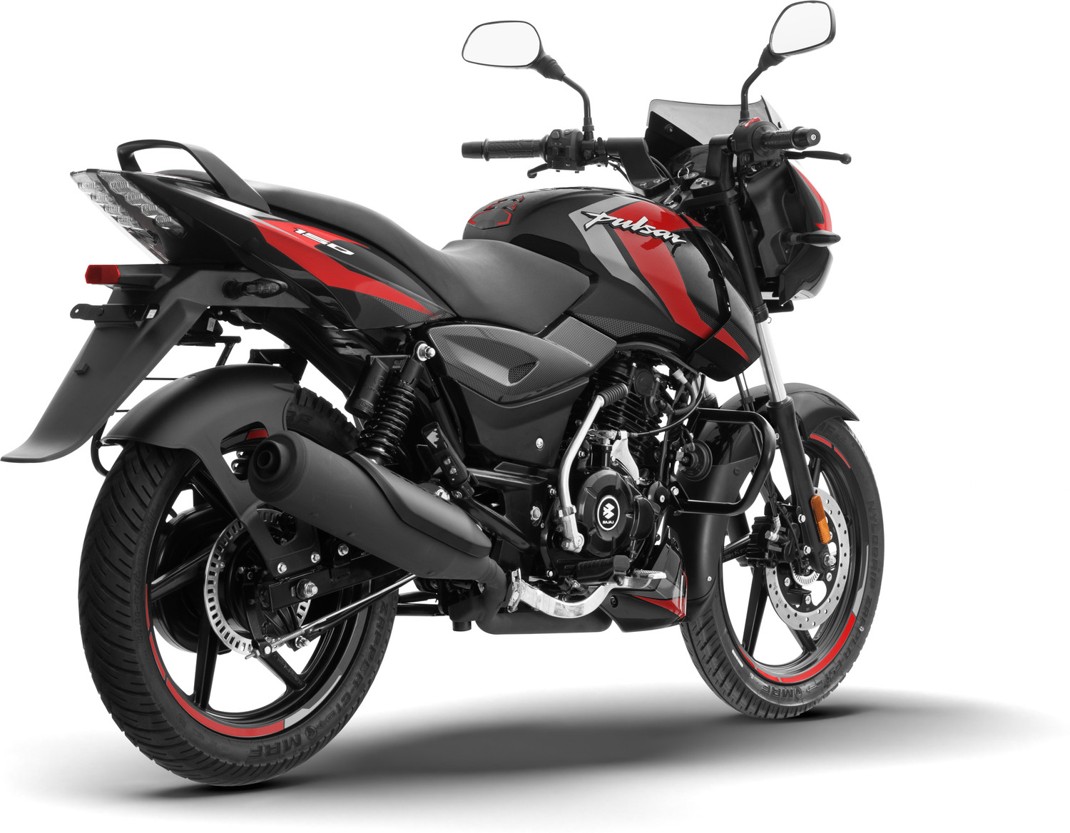 Image of BAJAJ PULSAR 150 Twin Disc UG LED Booking for Ex-Showroom Price (EBONY BLACK CHERRY RED)