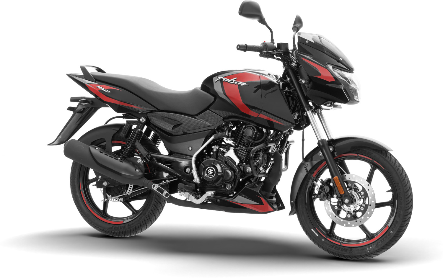 Image of BAJAJ PULSAR 150 Twin Disc UG LED Booking for Ex-Showroom Price (EBONY BLACK CHERRY RED)