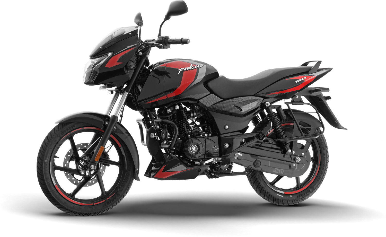 Image of BAJAJ PULSAR 150 Twin Disc UG LED Booking for Ex-Showroom Price (EBONY BLACK CHERRY RED)