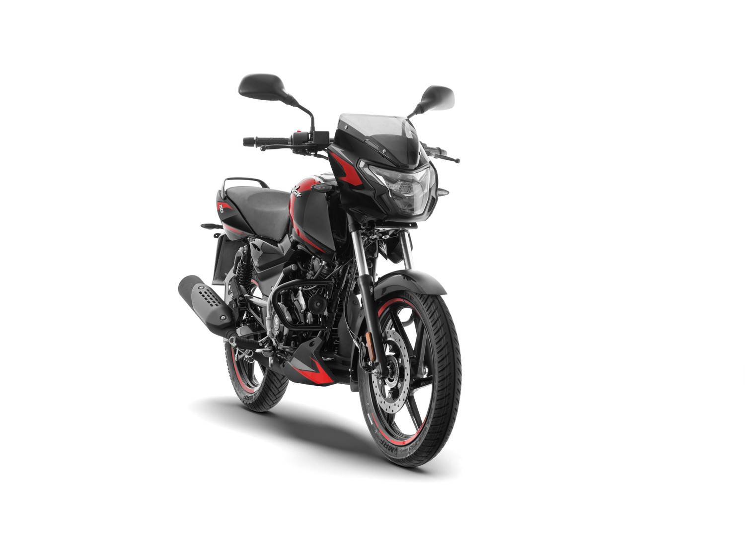 Image of BAJAJ PULSAR 150 Twin Disc UG LED Booking for Ex-Showroom Price (EBONY BLACK CHERRY RED)