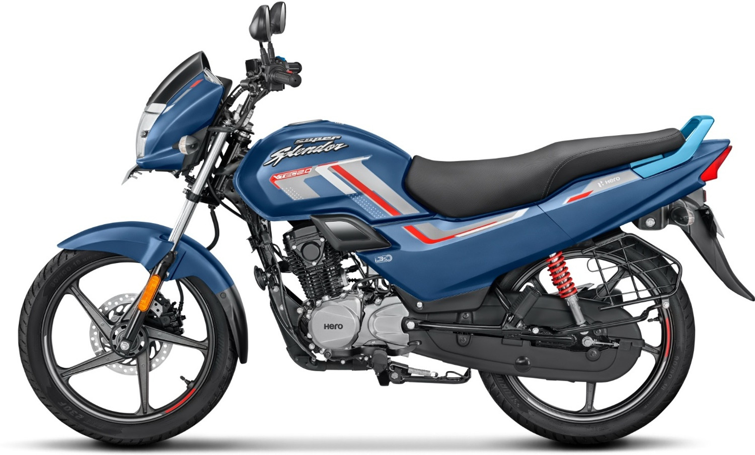 Image of Hero Super Splendor XTEC 2.0 Booking for Ex-Showroom Price (Matt Nexus Blue)