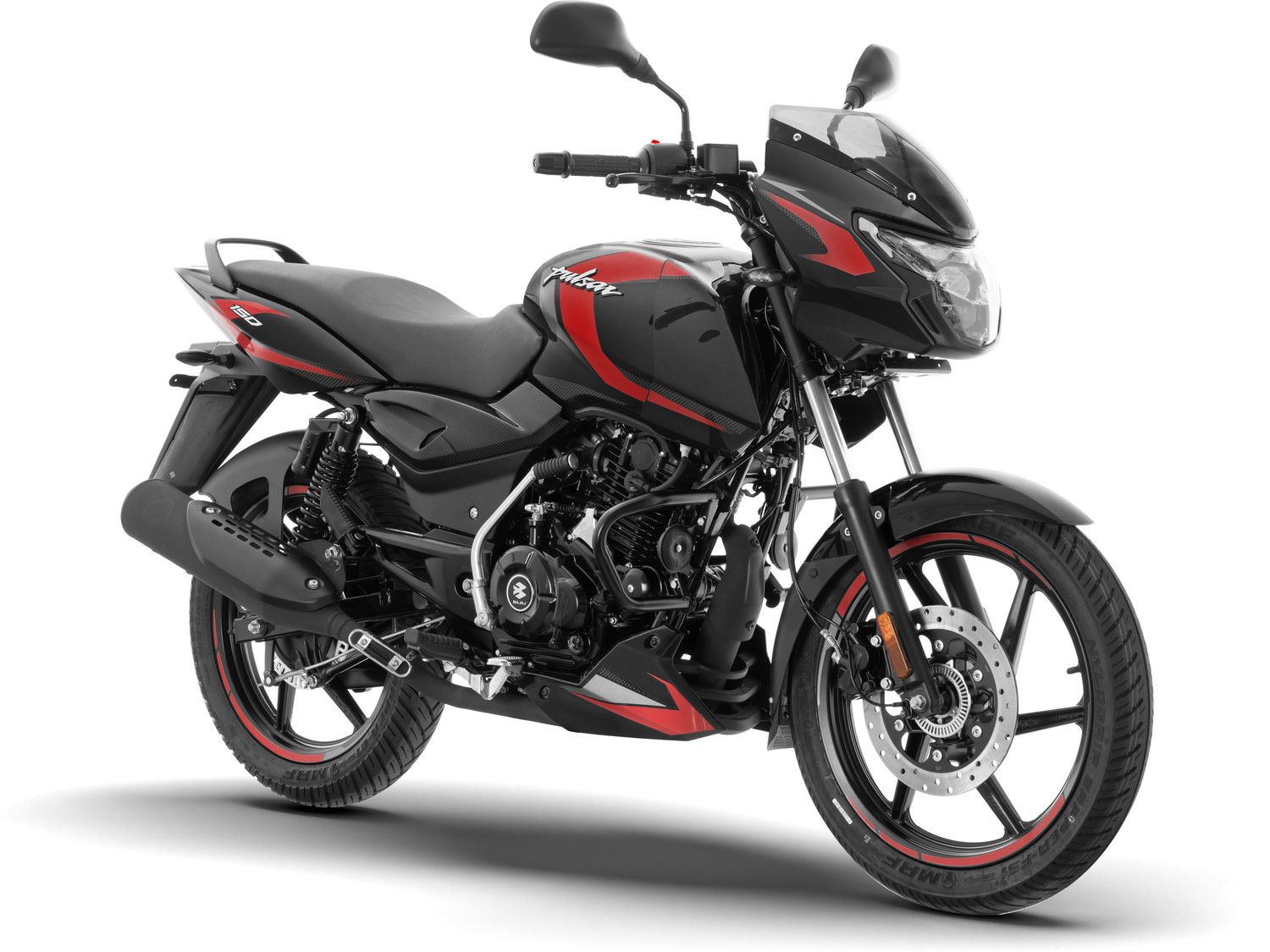 Image of BAJAJ PULSAR 150 Twin Disc UG LED Booking for Ex-Showroom Price (EBONY BLACK CHERRY RED)