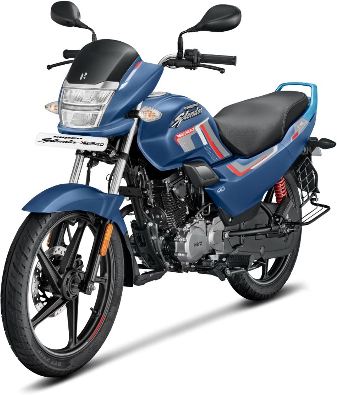 Image of Hero Super Splendor XTEC 2.0 Booking for Ex-Showroom Price (Matt Nexus Blue)