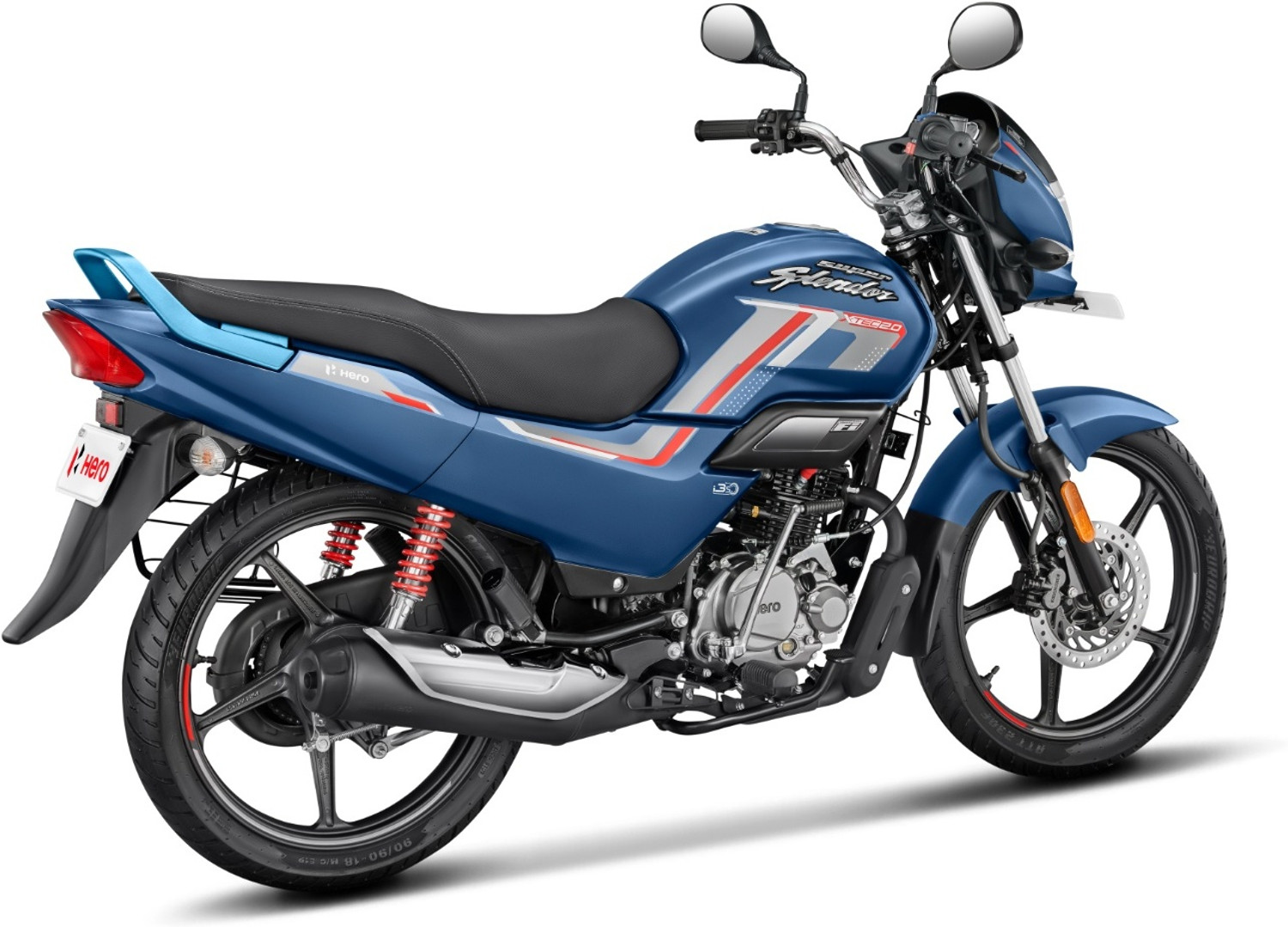 Image of Hero Super Splendor XTEC 2.0 Booking for Ex-Showroom Price (Matt Nexus Blue)