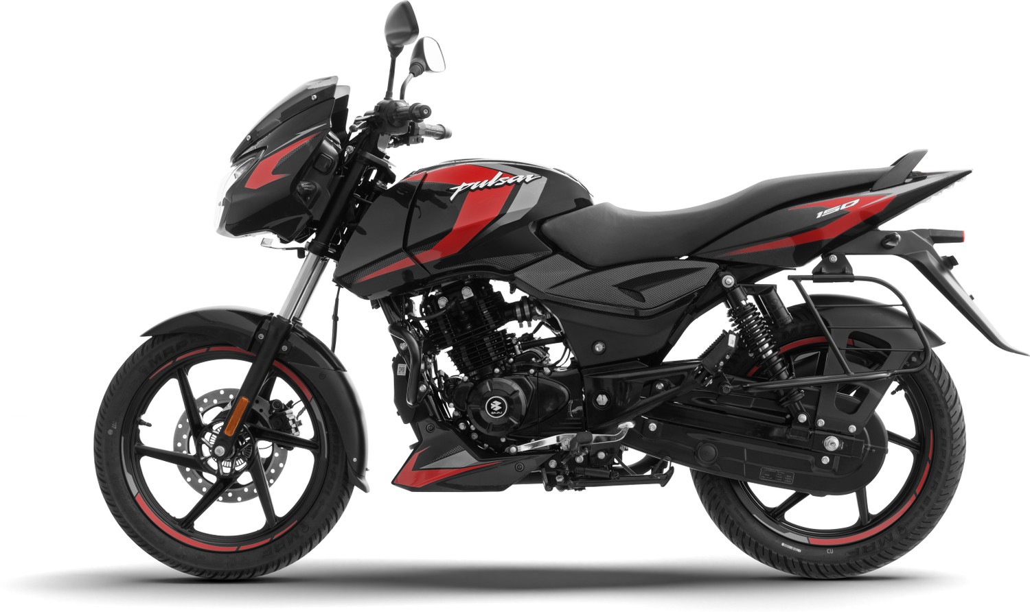 Image of BAJAJ PULSAR 150 Twin Disc UG LED Booking for Ex-Showroom Price (EBONY BLACK CHERRY RED)