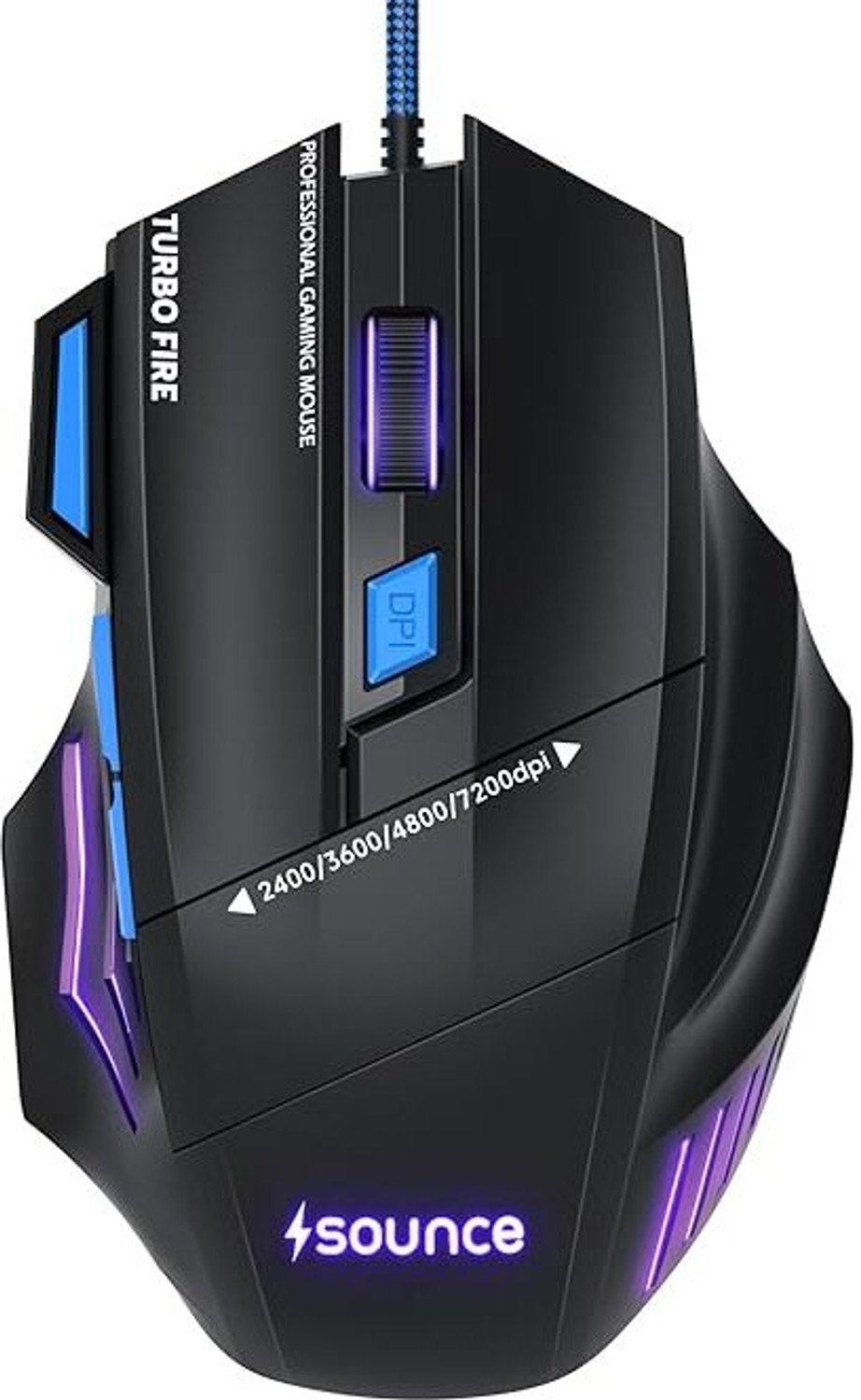 sounce Apex 7200 DPI Wired Gaming Mouse - Image 1