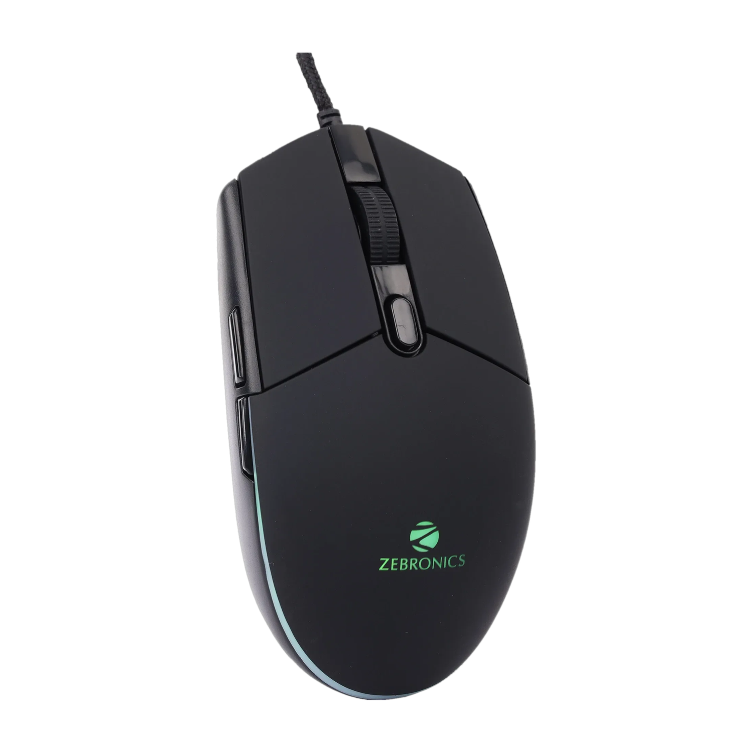 ZEBRONICS War-M Wired Optical Gaming Mouse, 4200 DPI, 6 Buttons, Gold - Image 1