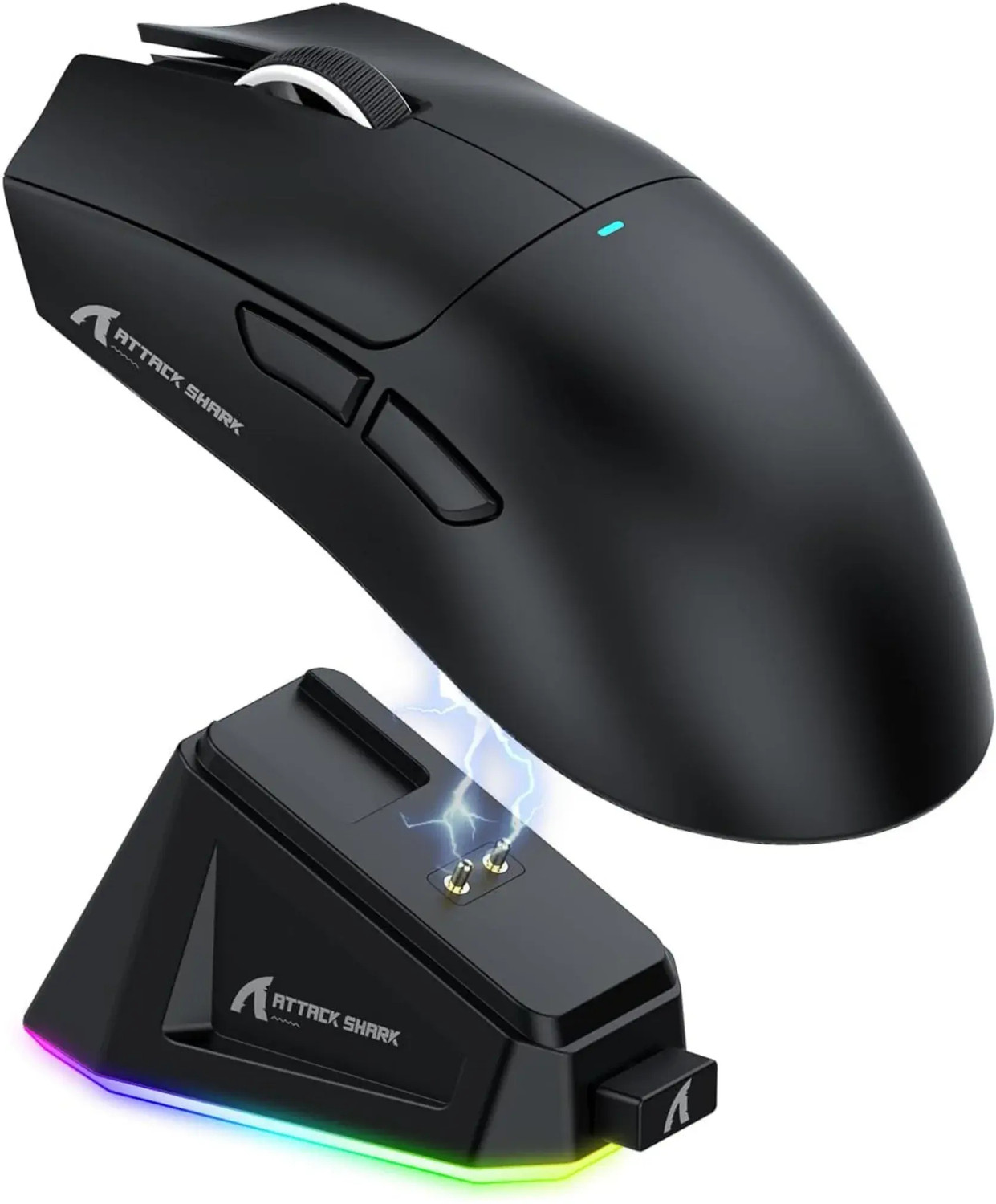 Image of Archer Tech Lab Quest Ambidextrous Optical Gaming Mouse (2.4GHz Wireless, Bluetooth, Red, Black)
